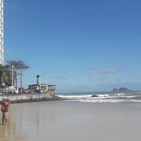Pé Na Areia - Com Serviço De Praia Guarujá Exterior foto